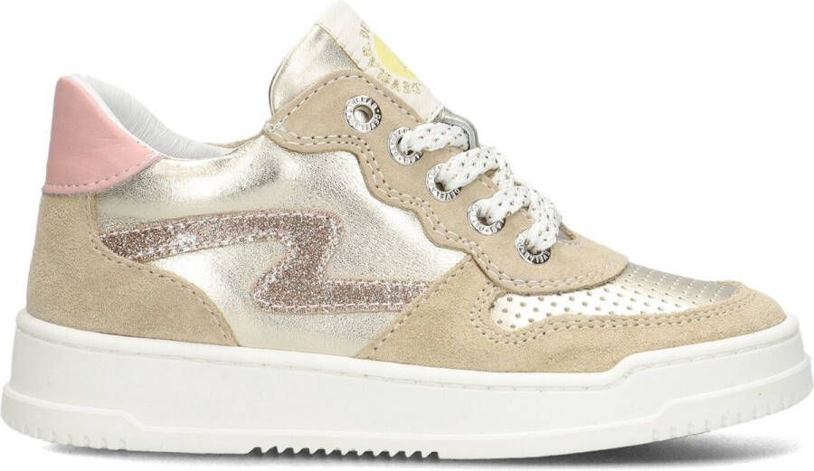 Develab 42890 Lage sneakers Leren Sneaker Meisjes Goud