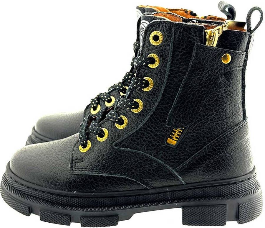 Develab 42954 veter boots zwart