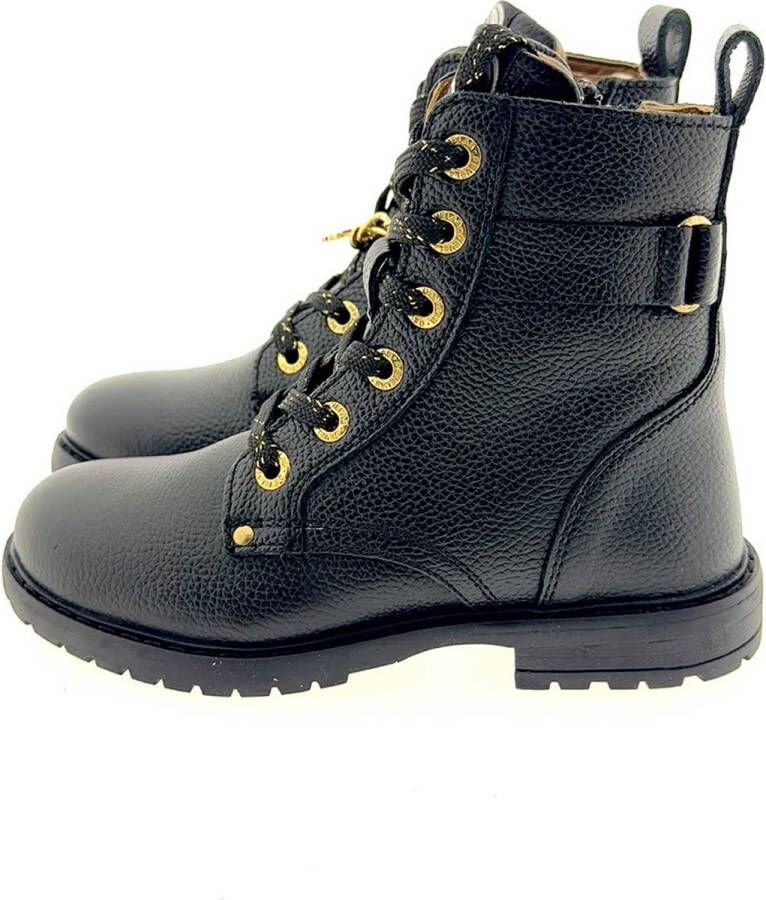 Develab 44364 veter boots zwart