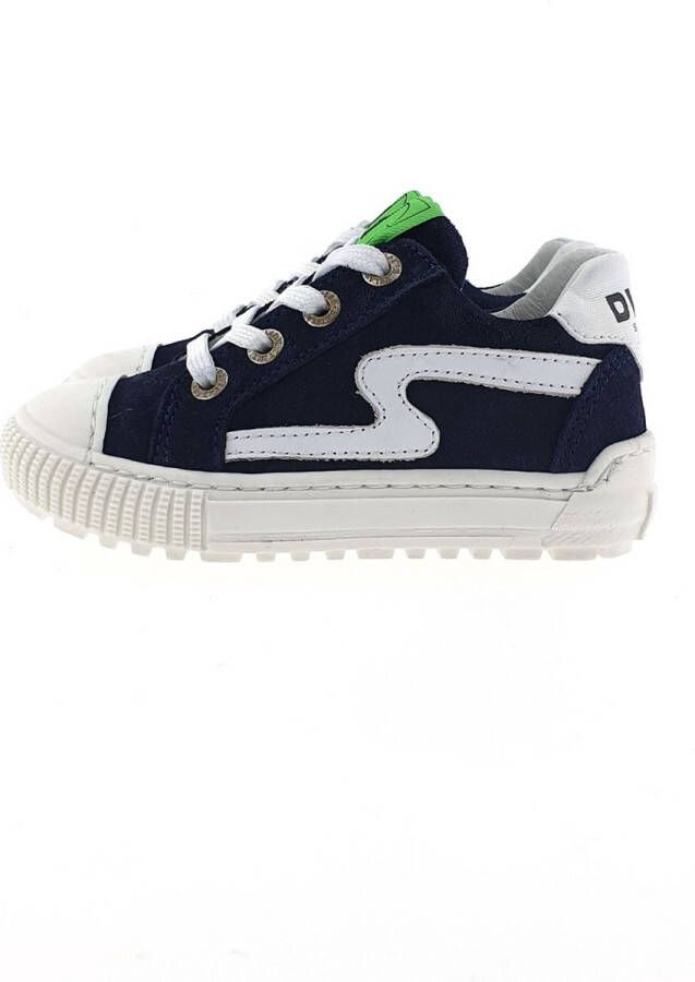 Develap Blauwe sneaker met witte accenten Kleur Blauw)