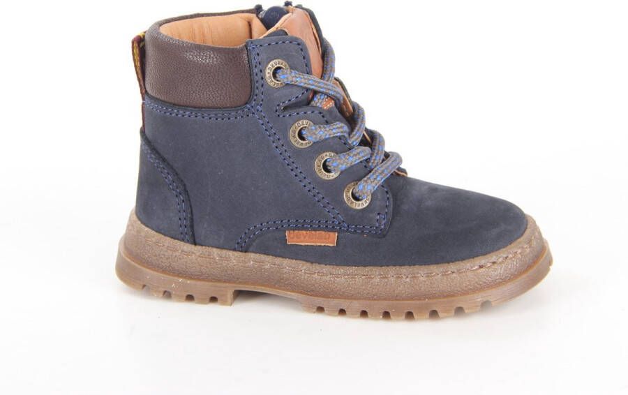 Develab 45841-634 jongens veterboots blauw