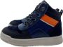 Develab leren sneakers donkerblauw Jongens Leer Meerkleurig 32 - Thumbnail 6