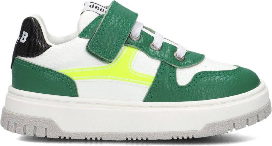 Develab 45945 Lage sneakers Leren Sneaker Jongens Groen