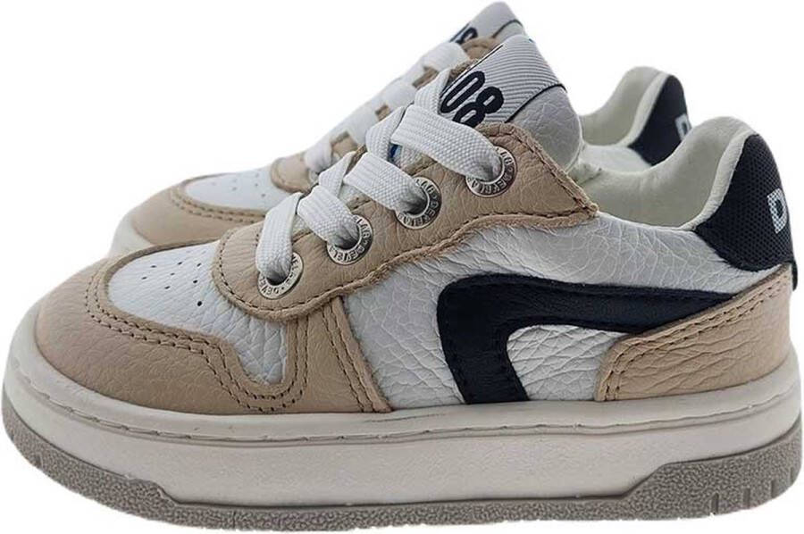 Develab 45947 Lage sneakers Leren Sneaker Meisjes Beige