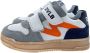 Develab leren sneakers wit oranje blauw Jongens Leer Meerkleurig 32 - Thumbnail 7