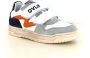 Develab leren sneakers wit oranje blauw Jongens Leer Meerkleurig 26 - Thumbnail 12