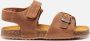 Develab 48195 leren sandalen cognac Bruin Leer Effen 21 - Thumbnail 3