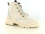 Bruin Tinten 41442 Veterboots Laarzen Met Veters Meisjes Beige - Thumbnail 11