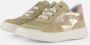 Develab 42890 Lage sneakers Leren Sneaker Meisjes Goud - Thumbnail 1