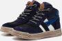 Develab Mid Cut Sneakers blauw Leer Heren - Thumbnail 1