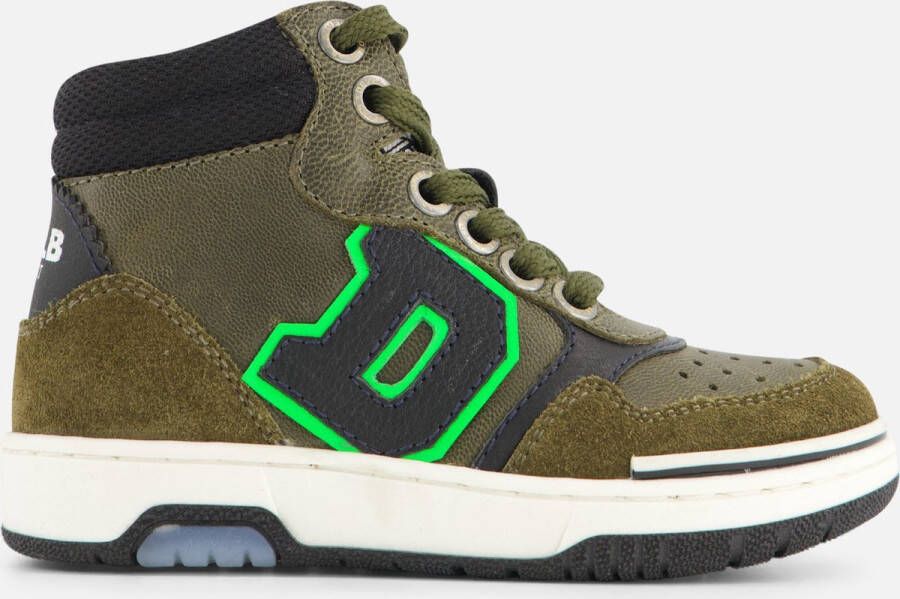 Develab Mid Sneakers groen Leer Heren