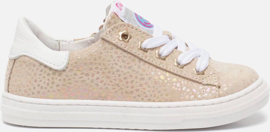 Develab Sneakers beige Leer Dames