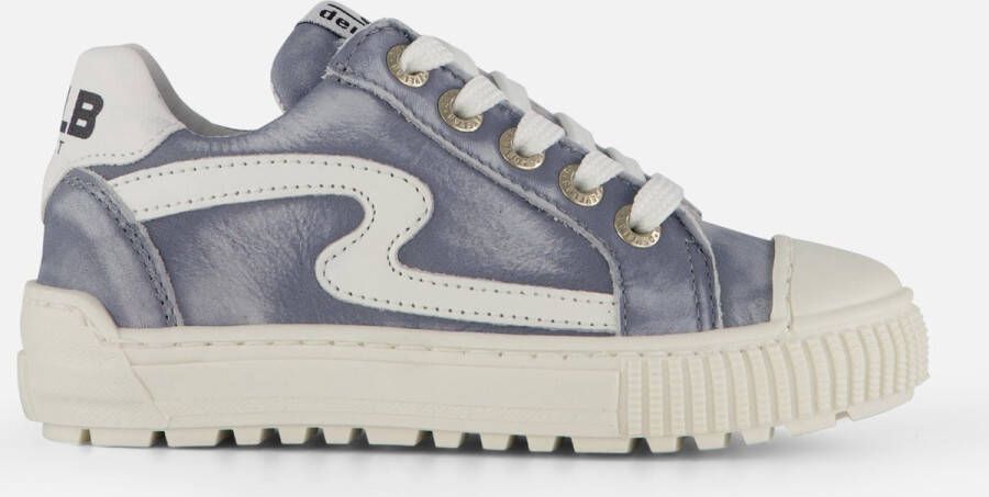 Develab Sneakers blauw Leer Heren - Foto 1