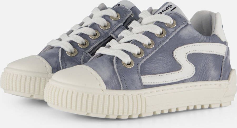 Develab Sneakers blauw Leer Heren