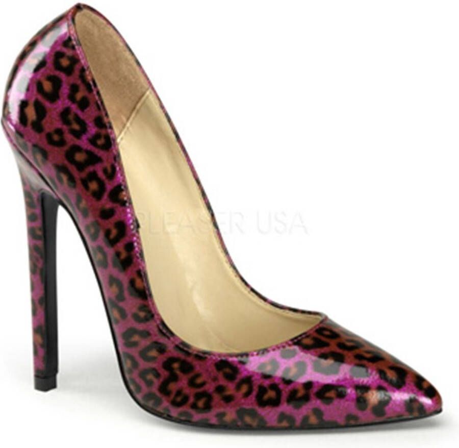 Devious Sexy-20 Cheetah purple pearlized patent = ) Deviou