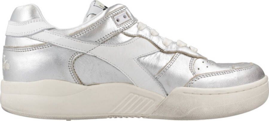 Diadora B-560 Metal sneaker met metallic finish