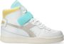 Diadora Mi Basket Mid Icona Wn Hoge sneakers Leren Sneaker Dames Wit - Thumbnail 2