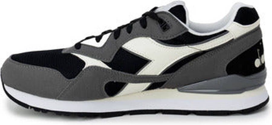 Diadora Effen Leren Sneakers Met Veters