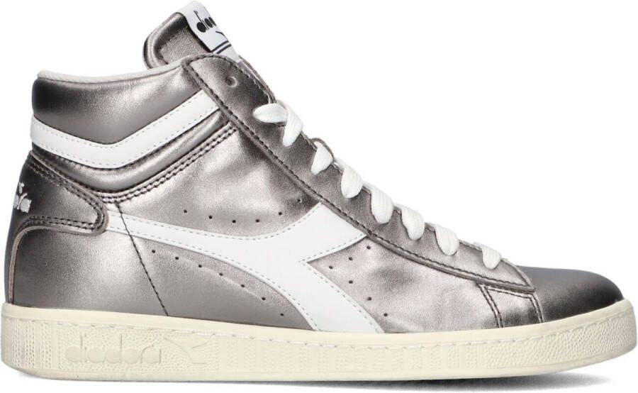 Diadora Game L High Metallic Wn Sneakers Dames Zilver