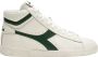 Retro Sneaker Game High Waxed Hoge sneakers Leren Sneaker Groen - Thumbnail 3