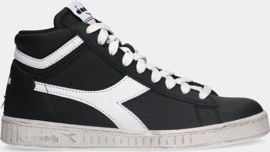 DIADORA Game L High Waxed Black sneakers