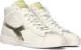 Diadora Game L High Waxed Metal Wn Sneakers Leren Sneaker Dames Wit - Thumbnail 1