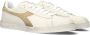 Diadora Game L Low Waxed M Lage sneakers Leren Sneaker Heren Creme - Thumbnail 1