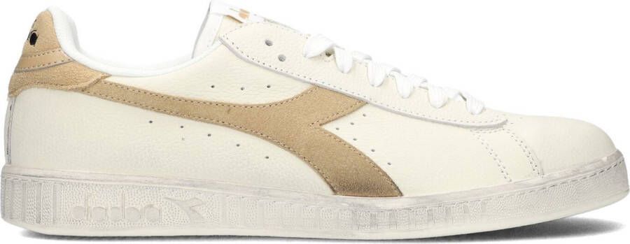 Diadora Game L Low Waxed M Lage sneakers Leren Sneaker Heren Creme