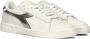 Diadora Game L Low Waxed Metal Wn Sneakers Leren Sneaker Dames Wit - Thumbnail 1