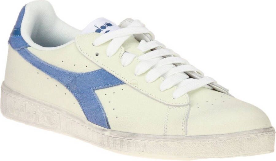 Diadora Game L Low Waxed Wn Sneakers Leren Sneaker Dames Wit