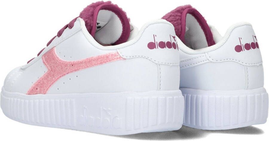 Diadora Game Step Ps Fluffy Sneakers Meisjes Wit