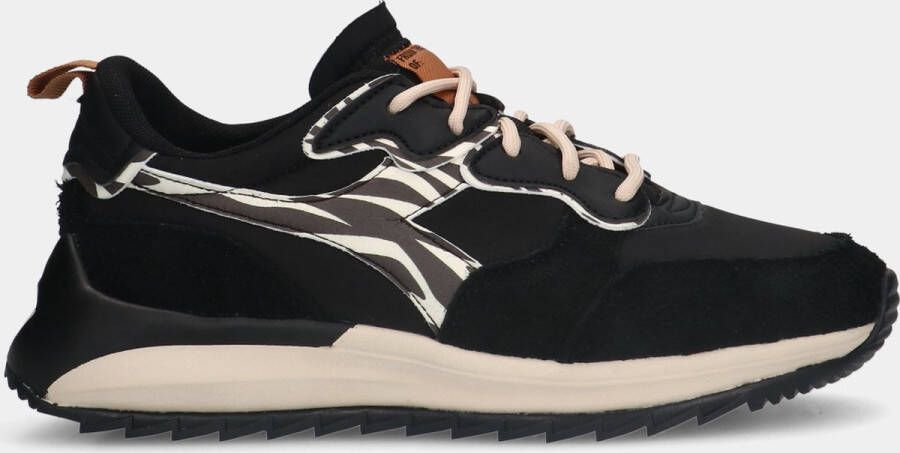 Diadora Jolly Animalier Black dames sneakers