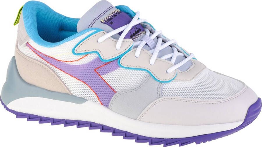 Diadora Platte schoenen Paars blauw en groen Multicolor Dames