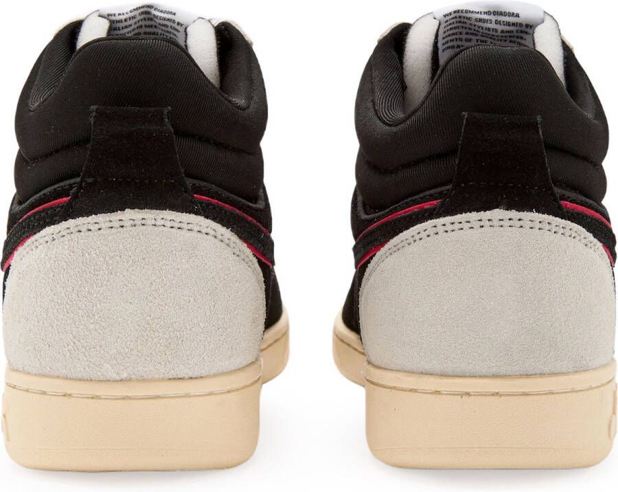 Diadora Suede Leren Sneakers Lente Zomer Collectie Black Heren