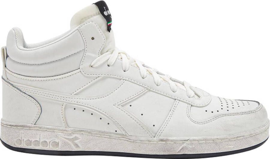 Diadora Witte Leren Sneakers voor White