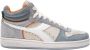 DIADORA Hoge Sneakers Dames Magic Basket Demi Woman Maat: 40 Materiaal: Leer Kleur: Wit - Thumbnail 2