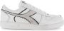 Diadora Magic Basket Low Icona Lage sneakers Leren Sneaker Wit - Thumbnail 11