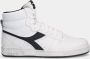 DIADORA Magic Basket Mid Icona White Black heren sneakers - Thumbnail 1