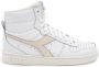 DIADORA Hoge Sneakers Dames Magic Basket Mid Woman Maat: 42 Materiaal: Leer Kleur: Wit - Thumbnail 2