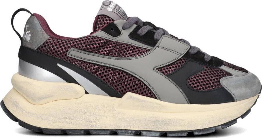 DIADORA Lage Sneakers Dames Mesh Runner Maat: 40 Materiaal: Leer Kleur: Grijs