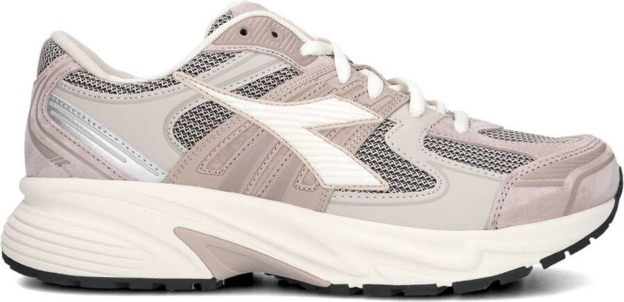 Diadora Mesh Runner Sneakers Leer Dames Grijs