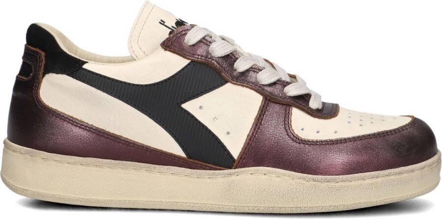 DIADORA Hoge Sneakers Dames Met Basket Sneaker Maat: 37 Materiaal: Leer Kleur: Bruin