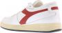 Diadora Heritage mi basket row cut sneakers heren wit c7114 white-garnet leer 43 5 (9+) - Thumbnail 1