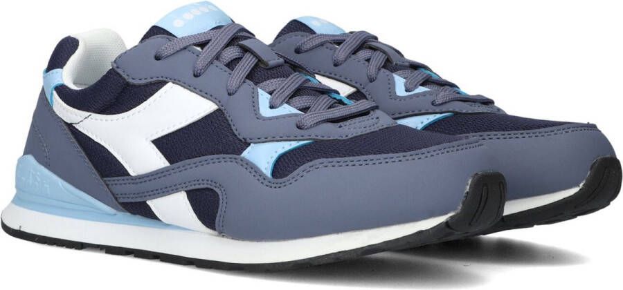 Diadora Jongens Casual Sneakers Blauw Wit Grijs Multicolor Heren