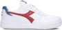 Diadora Raptor Low GS Sneakers Wit Rood White Heren - Thumbnail 1