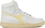 DIADORA Hoge sneakers Dames Mi Basket Used Maat: 39 Materiaal: Leer Kleur: Geel - Thumbnail 1