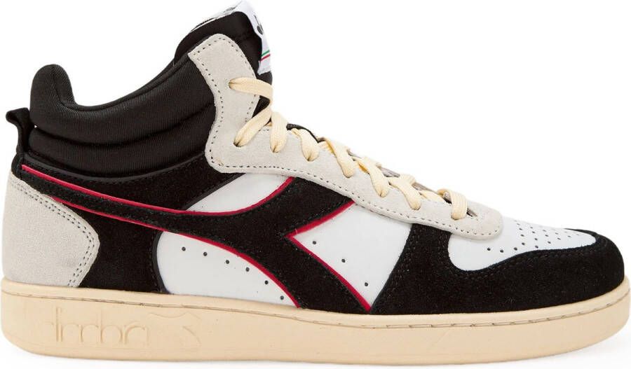 Diadora Sneakers Met Leren Rubberen Zool