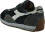 Diadora Grijze Stone Wash Leren Sneakers Gray Heren - Thumbnail 1