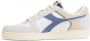 Diadora Witte Leren Sneakers Met Rubberen Zool En Sportieve Details - Thumbnail 1