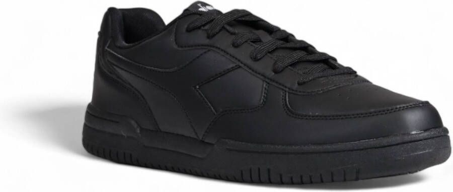 Diadora Zwarte sportieve sneakers met rubberen zool Black Heren